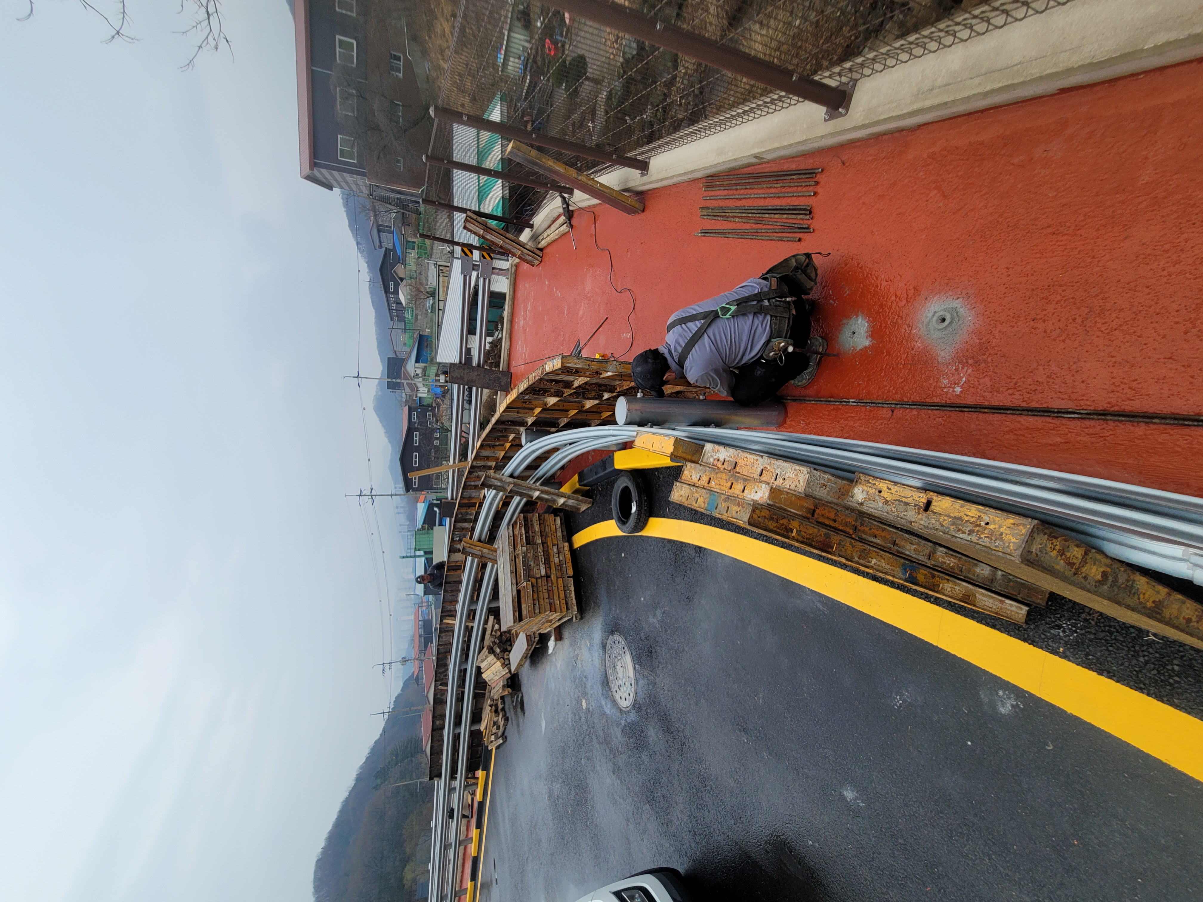 철근 배근 작업