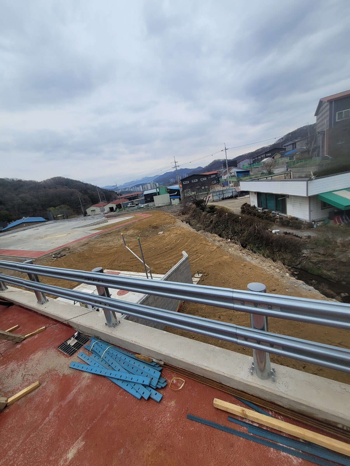 가평설악 계곡부 배수층 시공