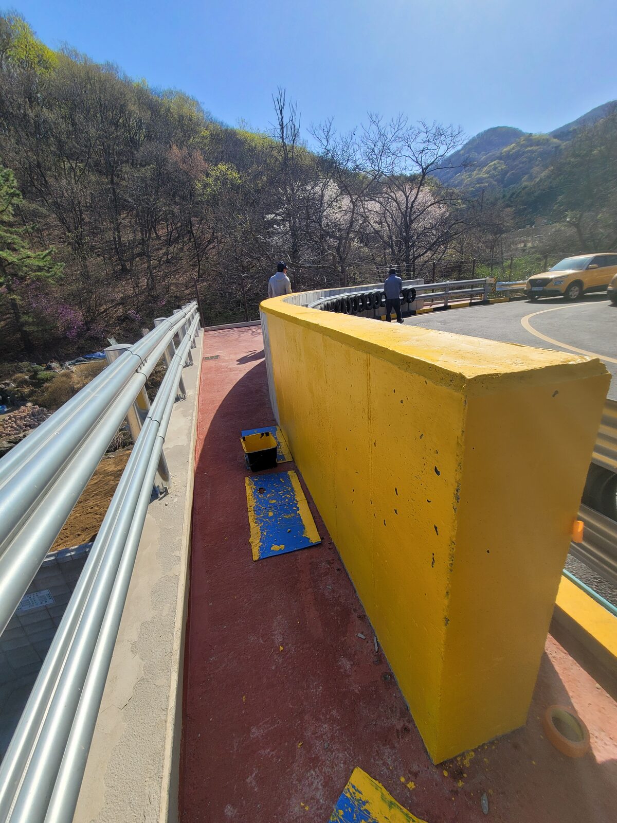 하남감일 옹벽 시공 마감 현장