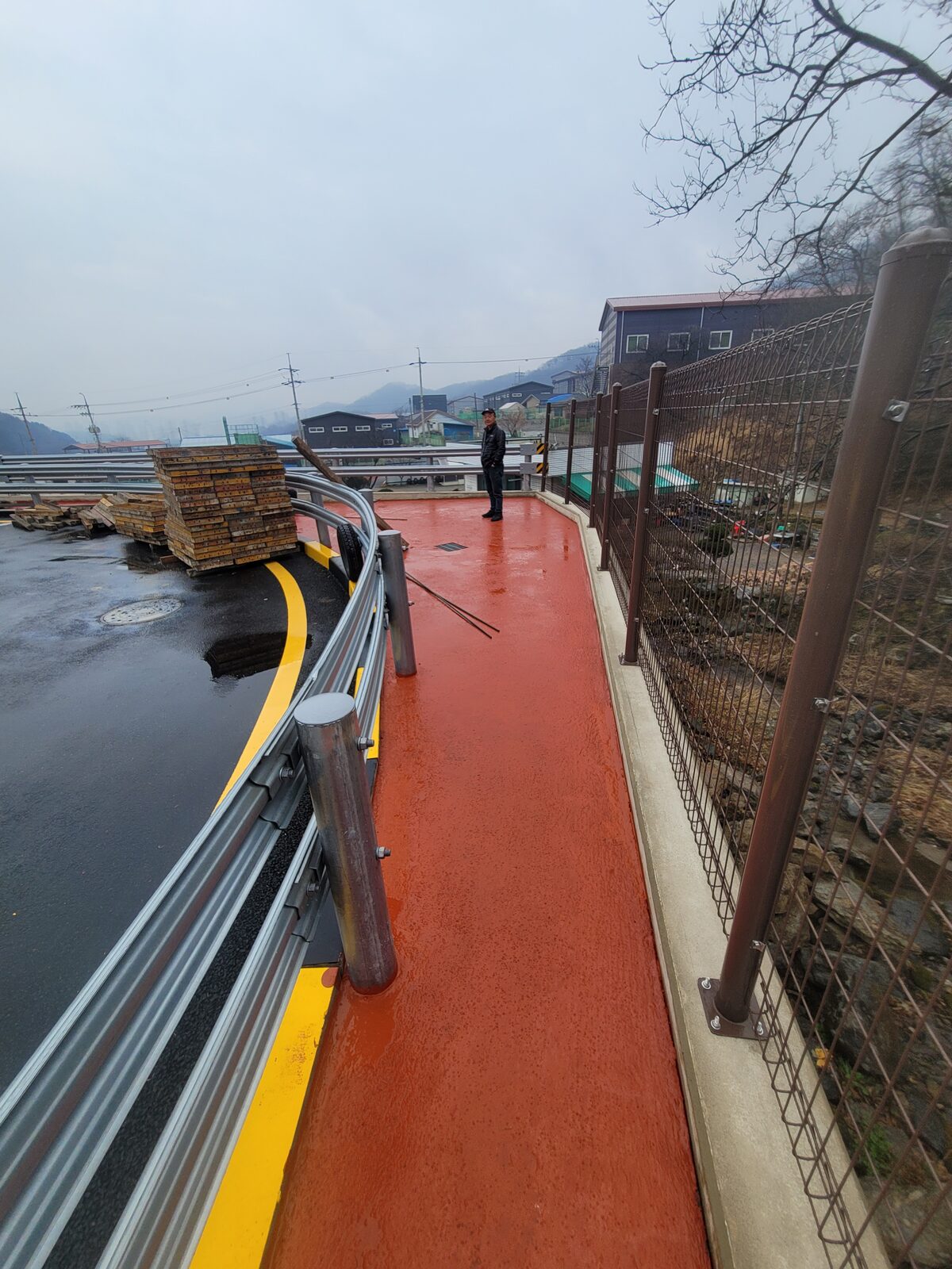 정밀 측량 및 선형 확인